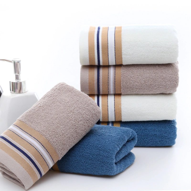 Wholesale Custom Logo Woven Terry Gift Sport 100% Cotton Hand Towel