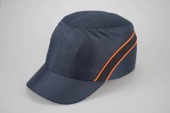 Armour Bump Cap Hard Hat Liner Black Safety Head Protection Cap EPI avec réfléchissant